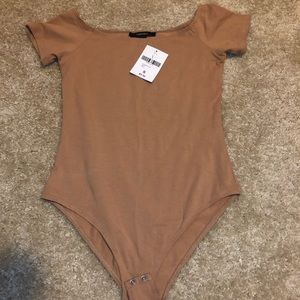 Off the shoulder body suit